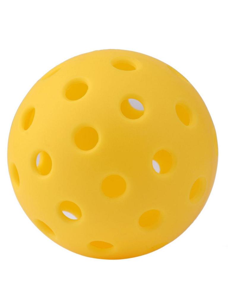 Pickleball Paddle and 40/26-Hole Injection Molded Plastic Balls for Outdoor Play
