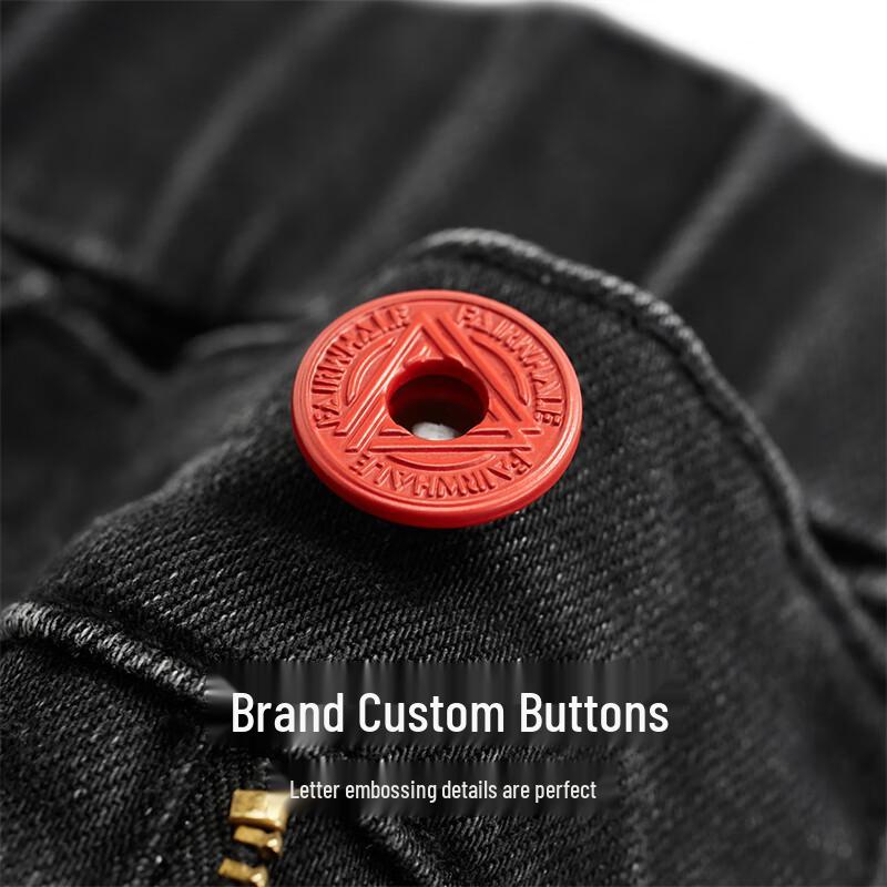 Mark Fairwhale Men's Washed Straight-Leg Thick Jeans