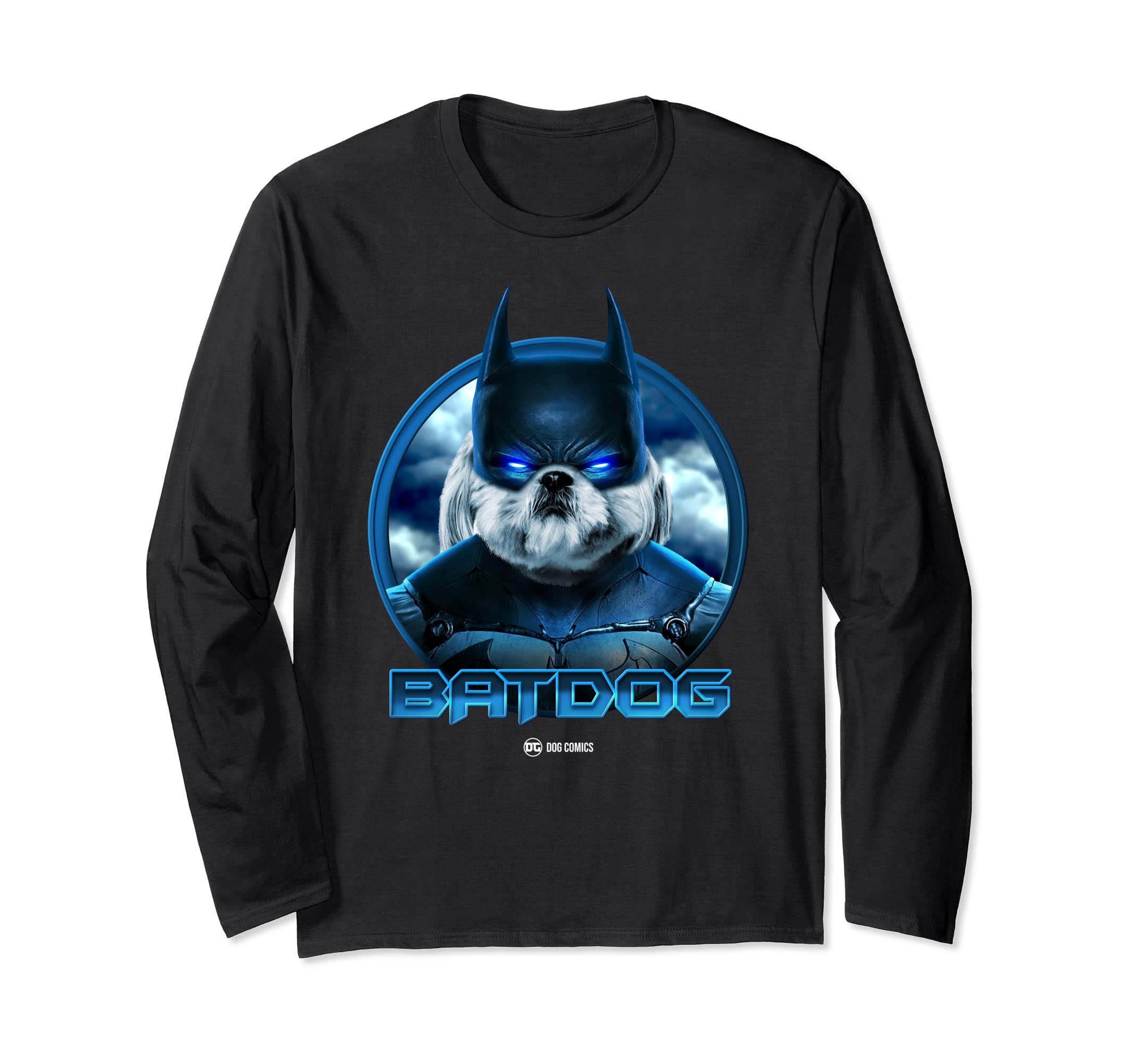 BATDOG Рождественская смешная футболка с длинным рукавом для Ши-тцу