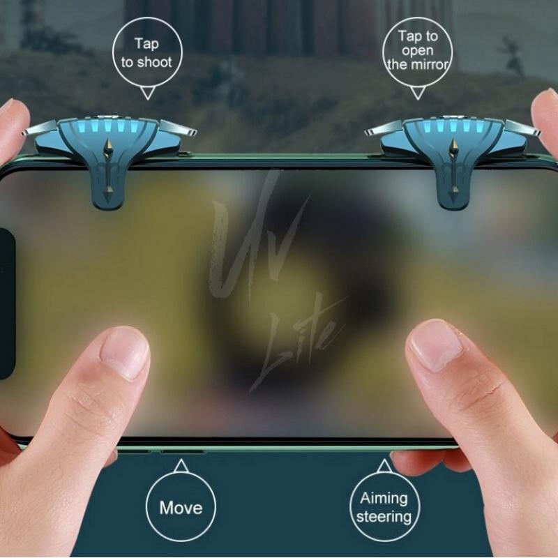 1 Paar Mobile F01 Trigger Mobile Game Controller Einfaches Ergonomisches Design Vielseitigkeit Joystick