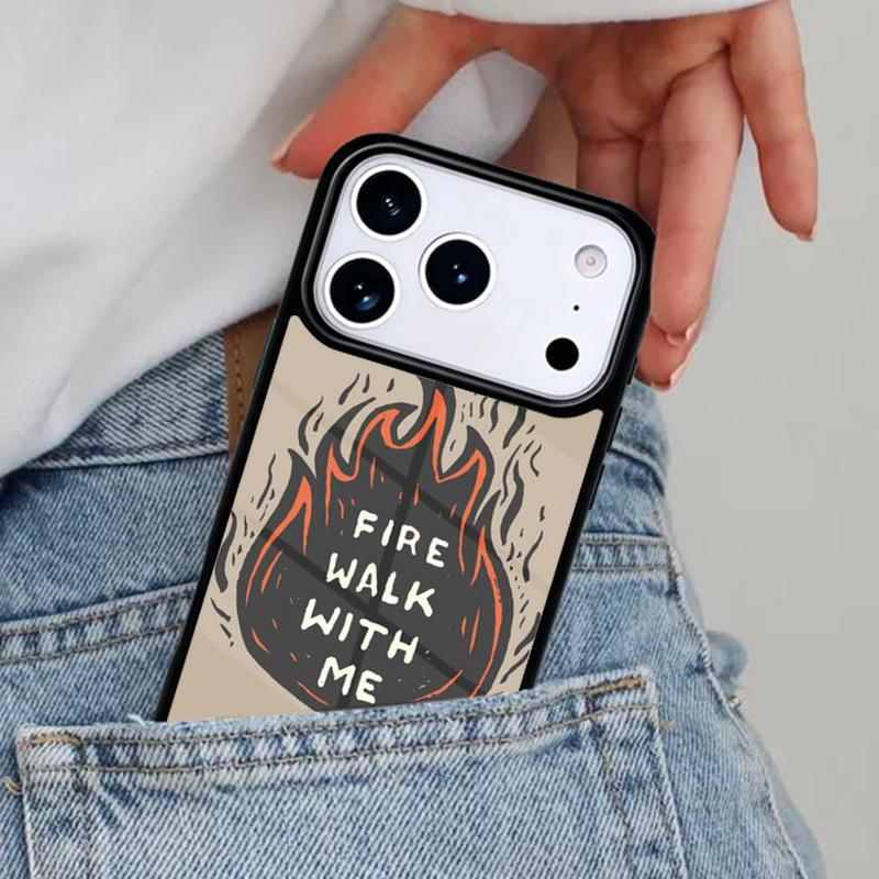 Fire Walk With Me Twin Peaks Phone Case for iPhone 16e 15 14 13 12 17 Pro Max Plus Air 17pro Cover Coque