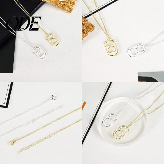 Elegant Jewelry Soda Tab Pendant Necklace Fashion Retro Clavicle Chain Stylish Unisex Minimalist for Dating Daily Wear Party Hypoallergenic