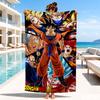 Asciugamano da Spiaggia con Disegno di Anime di Draghi, Asciugamano da Spiaggia in Microfibra, Perfetto per Piscina, Spiaggia, Viaggi, Decorazioni per la Casa, Regali per Fan di Feste in Spiaggia