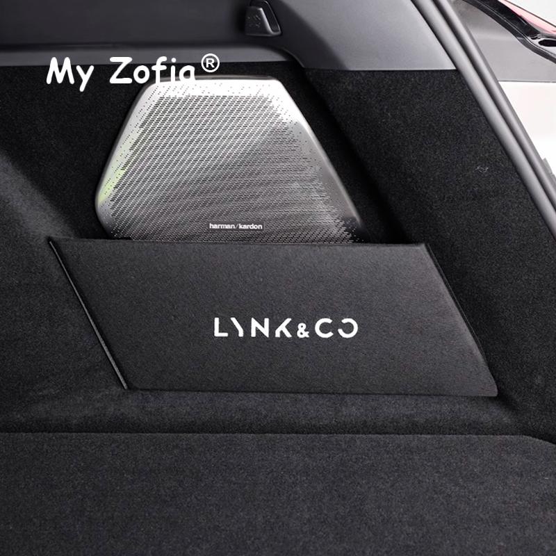 For Lynk & Co 08 EMP 2024 2025 Car Trunk Storage Box Partition Board Multifunction Organizer Trunk Side Partition Accessories