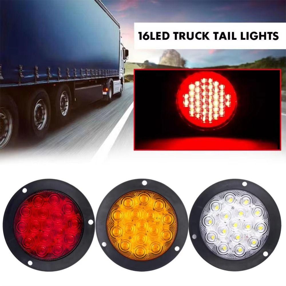 Multi-Color LED Flashing Chassis Tail Light DC 12-24V Car Safety Warning Signal Light  Parking