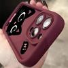 Shockproof Phone Case For iPhone 17 16 15 14 13 12 11 Pro Max XS X XR 7 8 16 Plus 16E 17Air With Cute Red Wine Cat Graphic Cover