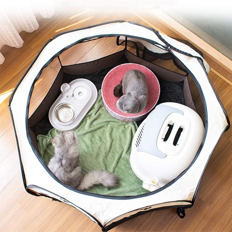 Portable Foldable Pet Tent Kennel Octagonal Fence Puppy Shelter Easy Easy Operation Large Dog Cages Cat Fences Dog Kennel