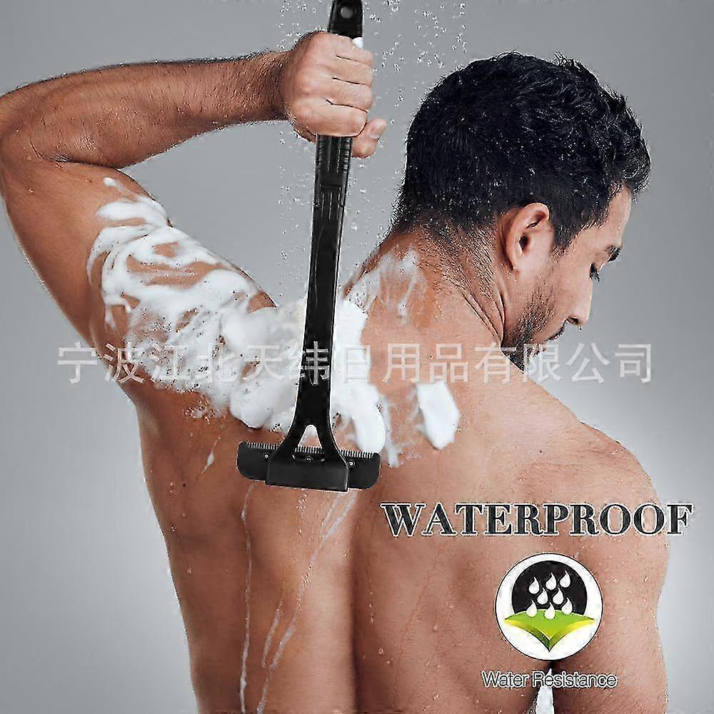 Waterproof Back Hair Shaver for Sensitive Skin | Full Body & Leg Hair Removal Trimmer | Personal Grooming Tool