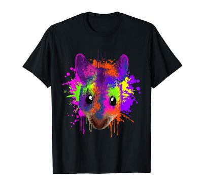 Splash Art Mouse Present Animal Mouse Lover T-Shirt