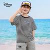 Disney Kids' Pure Cotton Striped Short-Sleeve T-Shirt