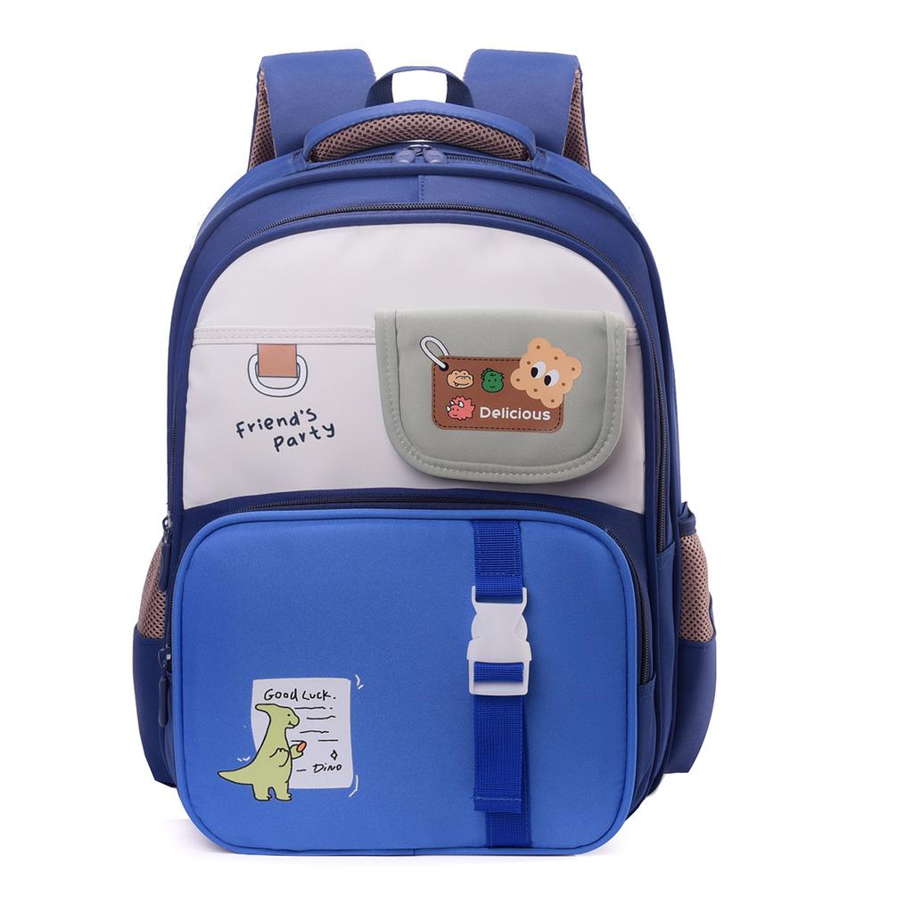 Elementary school bag, light burden reduction spine protection backpack, multi-compartment large-capacity children's schoolbag