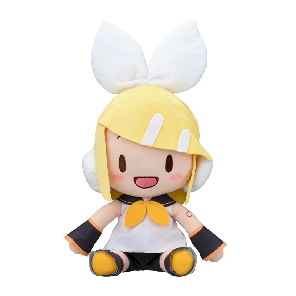 Hatsune Miku Series Fuwapuchi Mega Jumbo Plush Toy MEJ 32cm "Kagamine Rin" Approx.