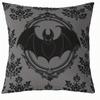 Home Decor Gothic Bat Pattern Decorative Pillow Covers Pattern Cushion Cover Suitable for Sofa Bedroom Car Pillow Cover
