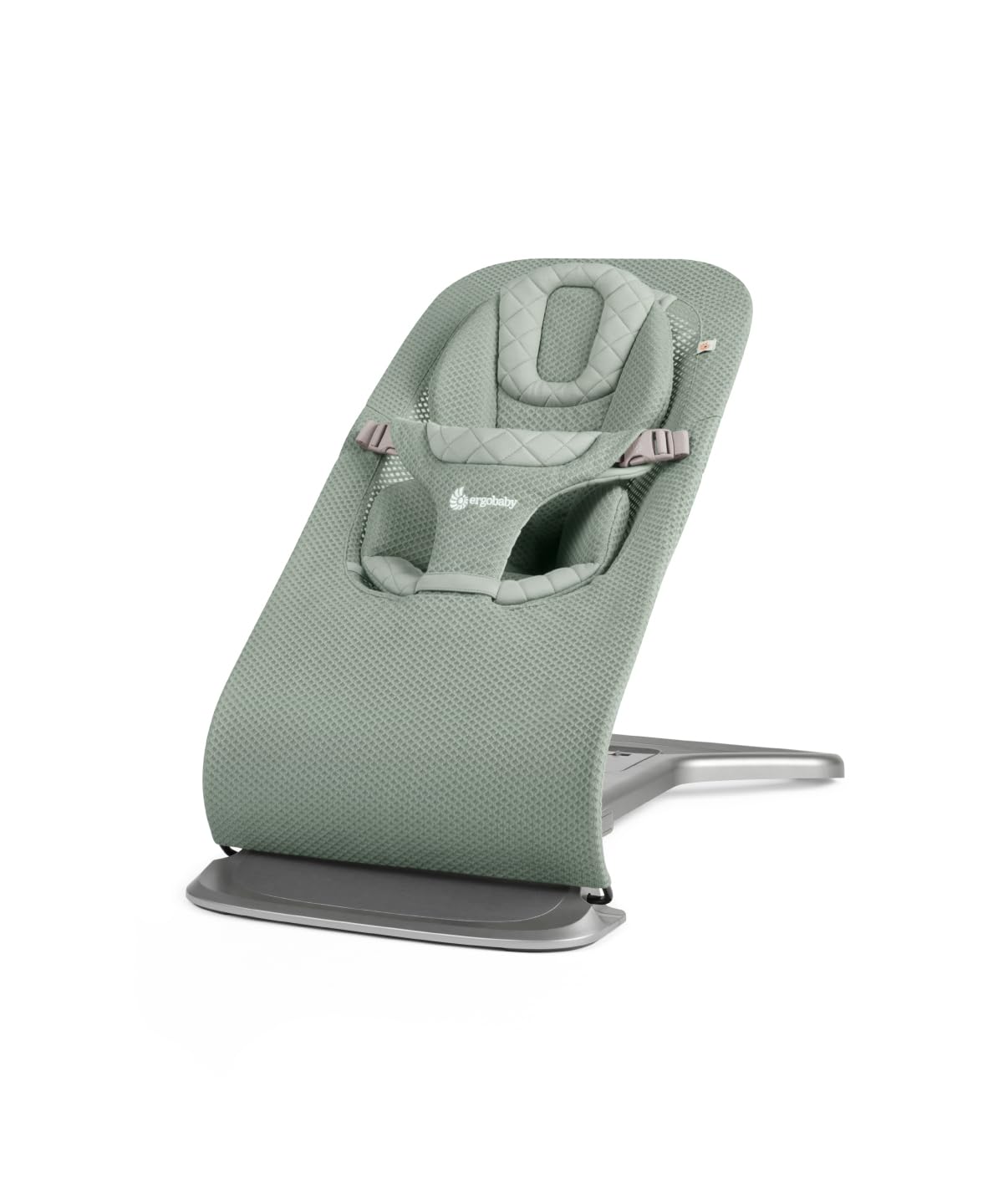 

Ergobaby evolve Sage FTEGEVLBNCSGGRNMSH Bouncer, Mesh, Green, Cuddle-like Comfort, Washable, Reclining,