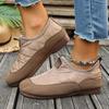 Winter New Women's Fluffy Cotton Shoes Soft Sole Mother's Fluffy One-Piece Anti-Slip Thickened Insulated Snow Boots