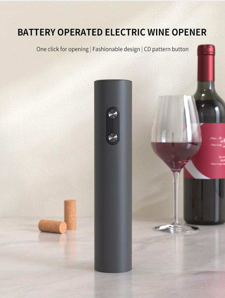 Cross-Border Electric Automatic Wine Bottle Opener, Plastic Material