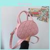 Childrens Cute Heart Embroidered Girls Pu Mini Bag With Breathable And Lightweight Design For Kindergarten Use