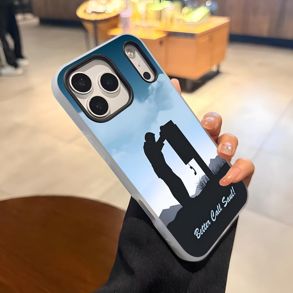 

B-Better C-Call Saul TV Phone Case For IPhone 17 Air 16 E 15 14 Plus 13 12 11 Pro Max Jelly 2 In 1 Protective Case iPhone 13 Pro