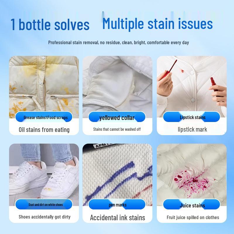 Dry Cleaning Foam & Brush for Down Jackets and Cotton Clothes