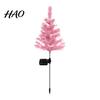 Festival Atmosphere Courtyard Lighting Solar Christmas Tree Garden Stake Lights, Outdoor IP65 Waterproof Crooked Lamp with Colorful Light for