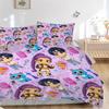 3Pcs Chibi Characters Toys Bedding Sets For All Sizes New 3D Printed Bed Cover Comforter Duvet Cover Pillowcase Bedroom Decoration