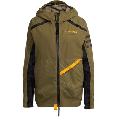 Terrex Hooded Casual Sports Long Sleeve Jacket Women Jackets Green GQ3679