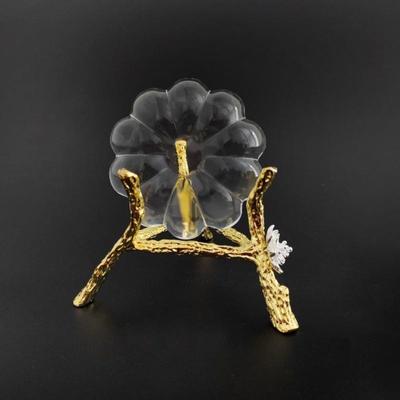 Tree Branch Triangle Alloy Bottom Support Crystal Ball Base Support Display Frame Ball Support Home Decoration Crafts
