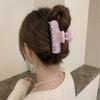 Plastic Bow Hair Claw PC Large Shark Clip Personalized Bowknot Hair Clip  Streetwear