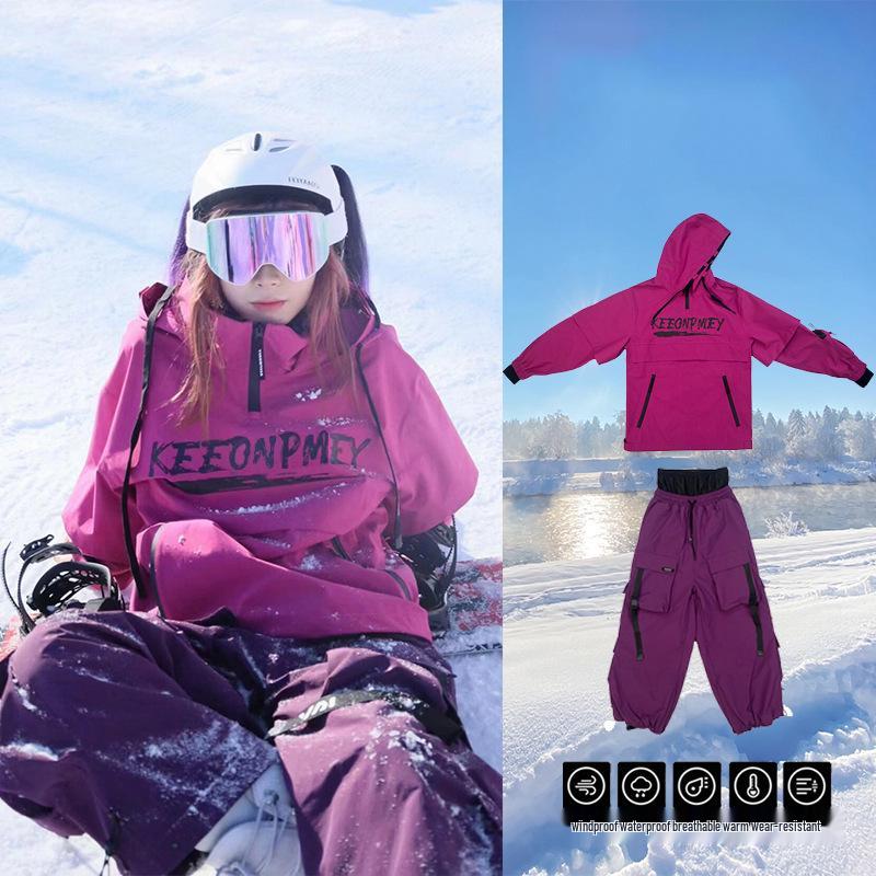 2025 Men's Trendy Winter Ski Suit: Stylish Ski Jacket & Pants Set for Couples