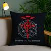F-Fullmetal A-Alchemist Cushion Cover Soft Short Plush Double-Sided Printing Home Decor Machine Washable Pillow Case Gift