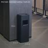 Entrance Trash Can Corridor Aisle Ashtray Cigarette Butt Collector Hotel Lobby Stainless Steel Vertical Elevator