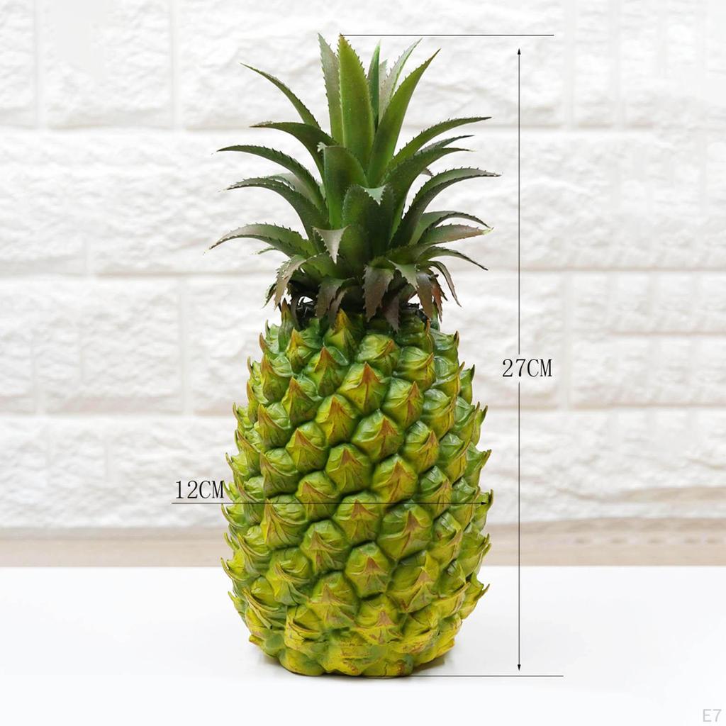 Artificial Pineapple Figurine Fruit Decorative Crafts for Children Education Bedroom