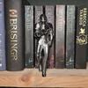 Estatua de Caballero Impresa en 3D Decoración de Estantería de Caballero Estatua Gótica Blindada Figura de Biblioteca de Fantasía Para Amantes de los Libros Escritorio Único O