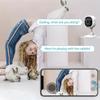 Telecamera di Sicurezza Smart da Interno 2025, Compatta, Collegabile alla Presa, Video HD 1080p, Visione Notturna, Rilevamento del Movimento, Audio Bidirezionale, Configurazione Semplice, Funziona con Alexa