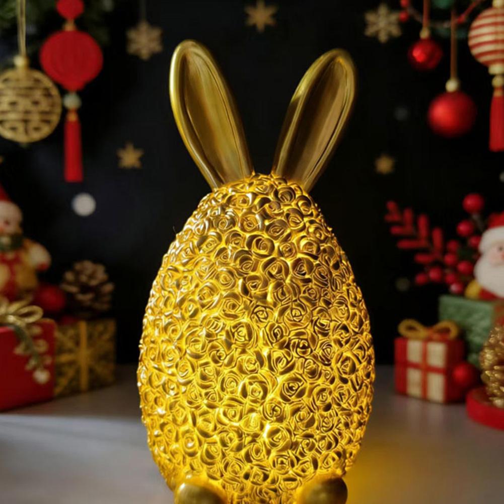 

Golden Textured Bunny Statue Made of Resin for Living Room Desk Mantel Decor 12.5 cm Tall Home Decoration Piece China Mainland