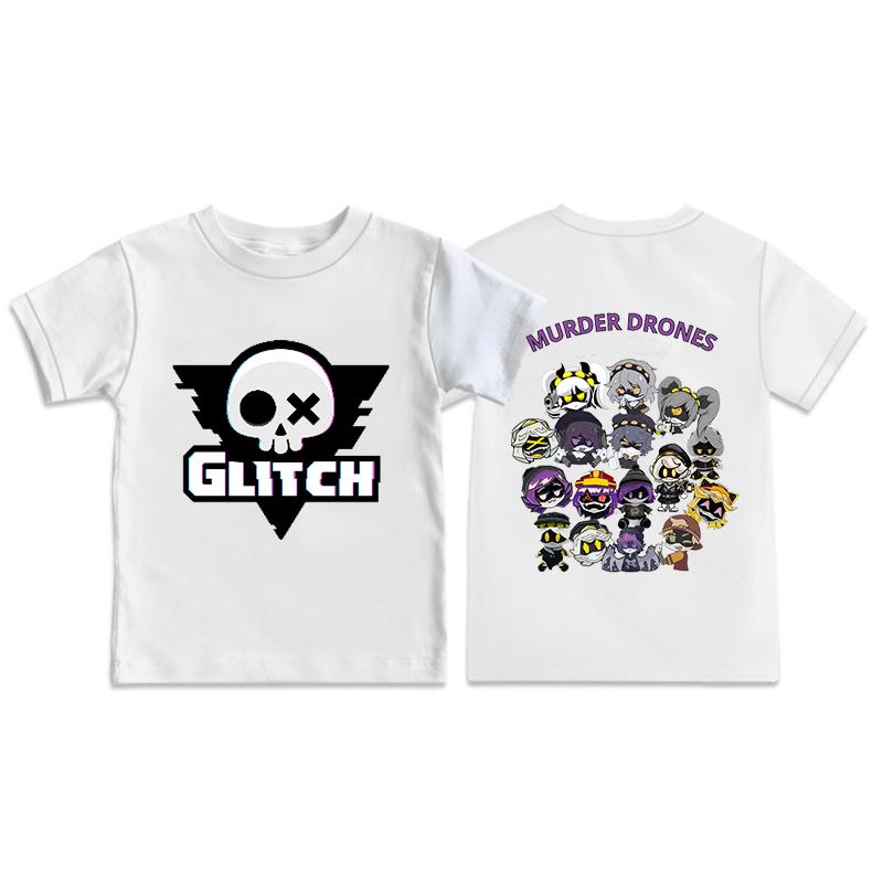 

Anime MURDER DRONES Uzi And N Tshirts Cartoon Short Sleeve Tops pure Cotton Oneck Tees Murder Drones Unisex and Women T Shirts 4XL
