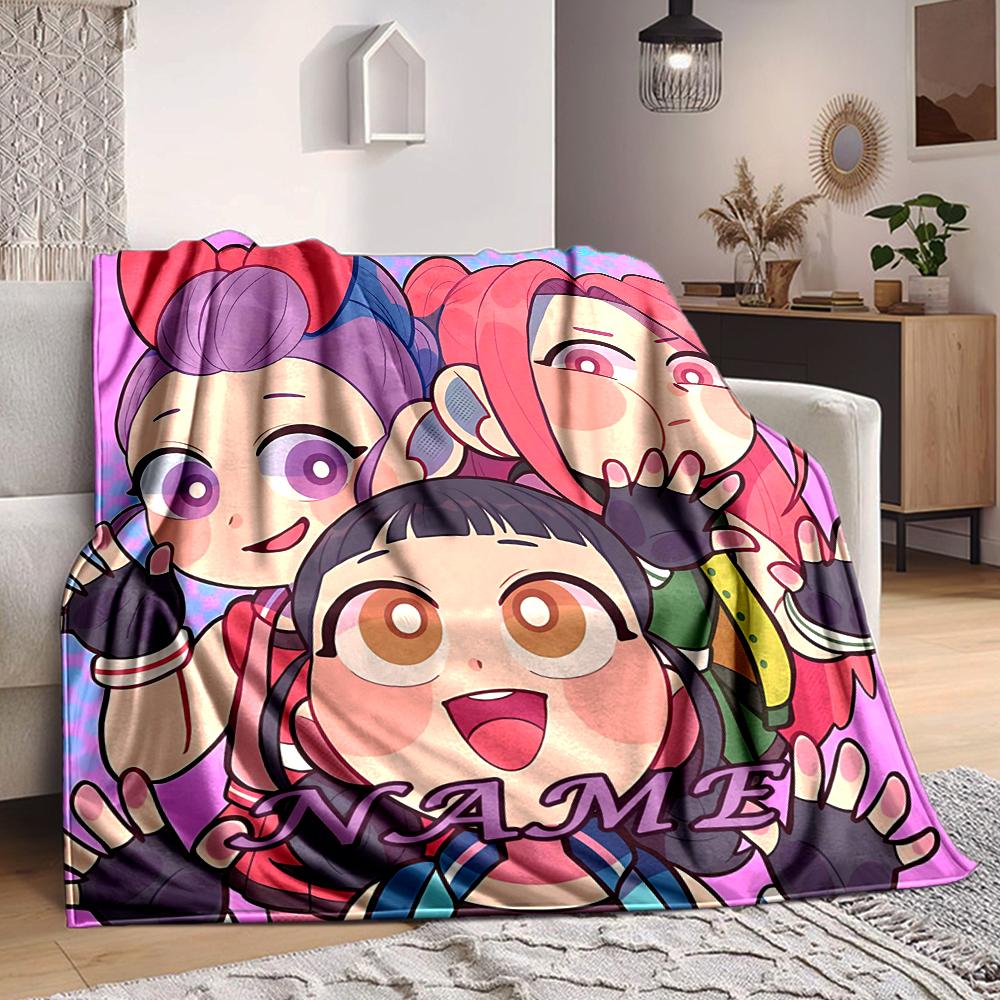 Custom 1pc Fantasy Night Party Blanket, Soft And Comfortable Blanket, Casual Warm, Camping Travel Blanket, Birthday Gift Q912139