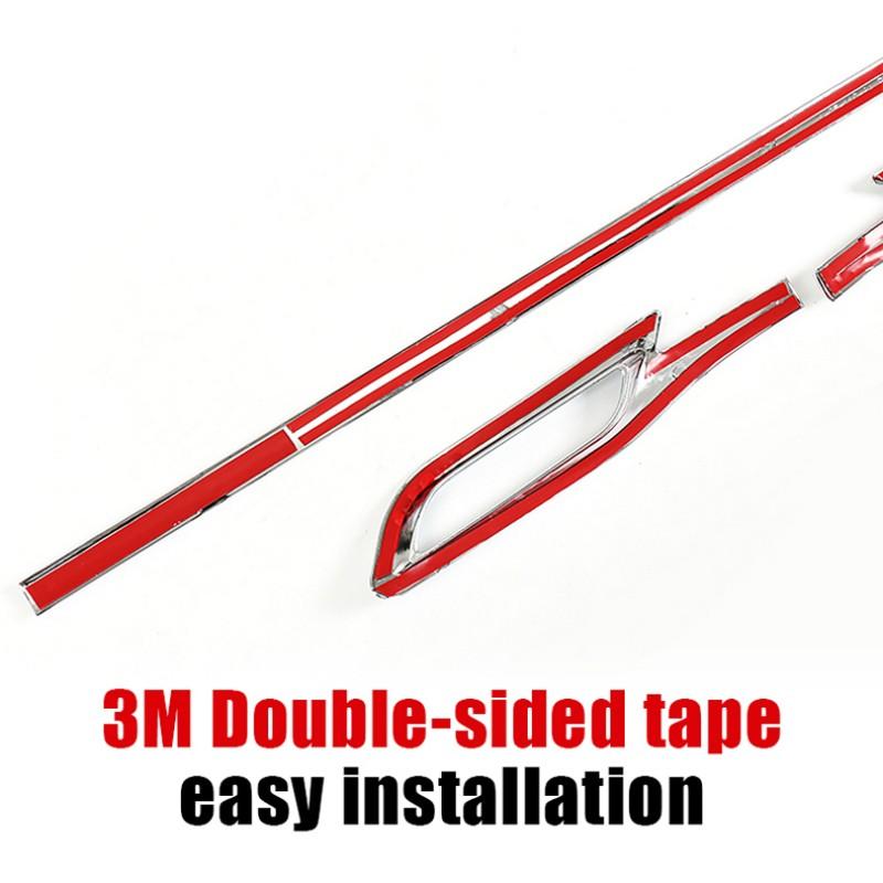 For Toyota Camry 70 XV70 2018 2019 2020 2026 2026 2026 Hybrid Car Rear Bumper Frame Bright Bar Kit Decorative Strips Accessories