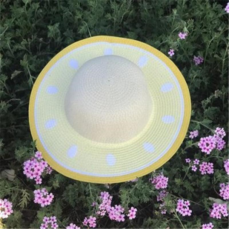 2021 Spring Summer Parent-child Beach Straw Hat Panama Hat Lady Women Watermelon Modeling Straw cap girls outdoor visor Sun Hat