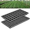 10 Pcs Nursery Pot Tray for Seedlings Thickened Seeds Starter Germination Shuttle Carrying Tray Round Nursery Planter Tray with Drainage Holes