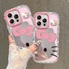 Hello Kitty Protective Case With Mirror Surface And Anti Fall Durable Acrylic For Kids And Teens
