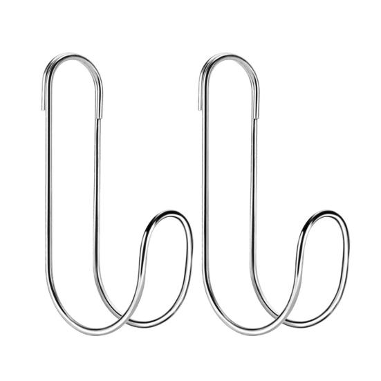 

2 крючка для хранения шлангов для воды, держатели для садовых шлангов, грузоподъемность 20 кг, простые в установке, нержавеющие крючки для вешалок для шлангов 1 Set