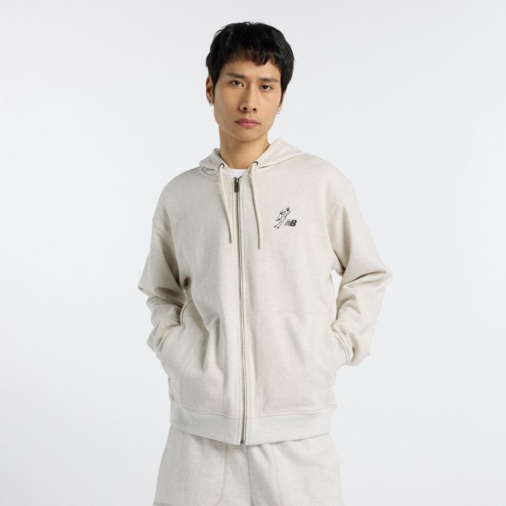 

New Balance M S.o French Terry Fz Hoodie Mt51739Oth Oth XXL