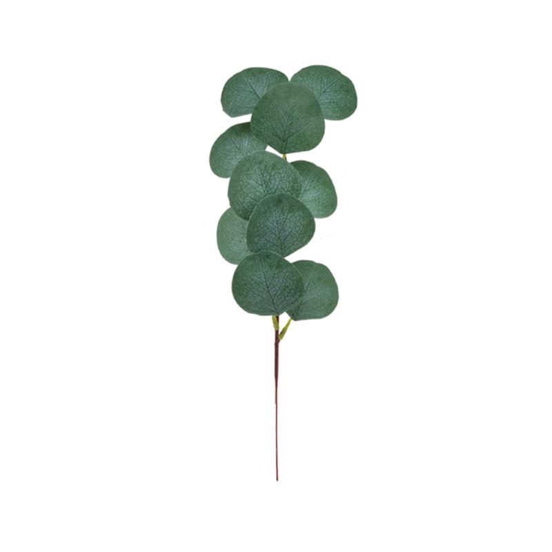 Artificial  Fake  Leaves Eucalyptus Green Plant Leaves Flowers Home Decor