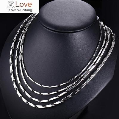 Wholesale Lots Never Fade 1 -6mm Wide 316l Stainless Steel Rolo Necklace Figaro Chain Necklace For Pendant For Man Woman