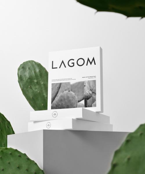 Lagom Aqua Cactus Hydrating Mask Pack (5 Sheets) NONE