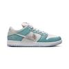 April Skateboards X Nike Dunk Low SB PS Turbo Green Kids Sneakers Metallic-Silver FZ6106-300