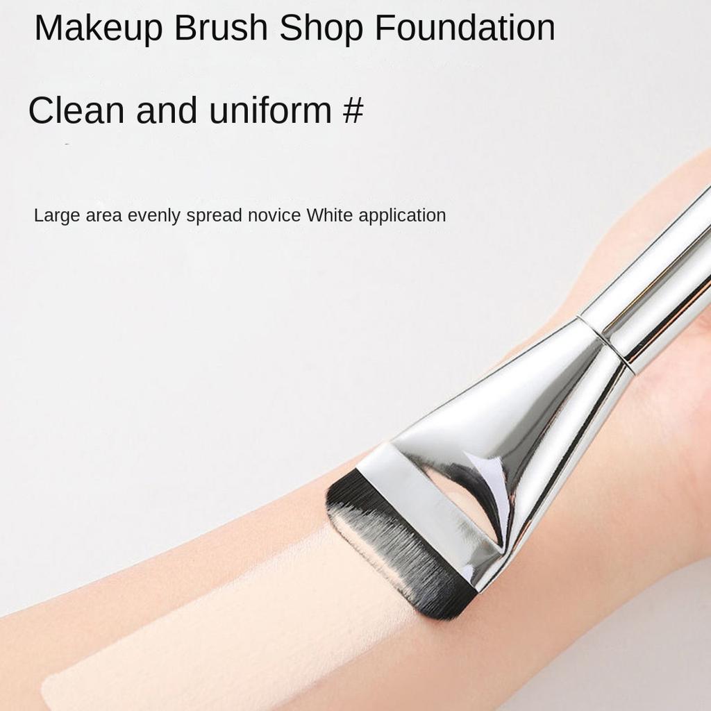 Line Facial Mask Brush No Powder Ultra-thin Flat Head Foundation Brush No Trace Light Base Soft Makeup Brushes Primer Beauty Tool