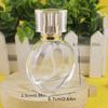 2/6Pcs 25ml Glass Perfume Atomizer Refillable, Mini Clear Travel Cologne Spray Bottle for Liquid Dispenser Portable Sprayer