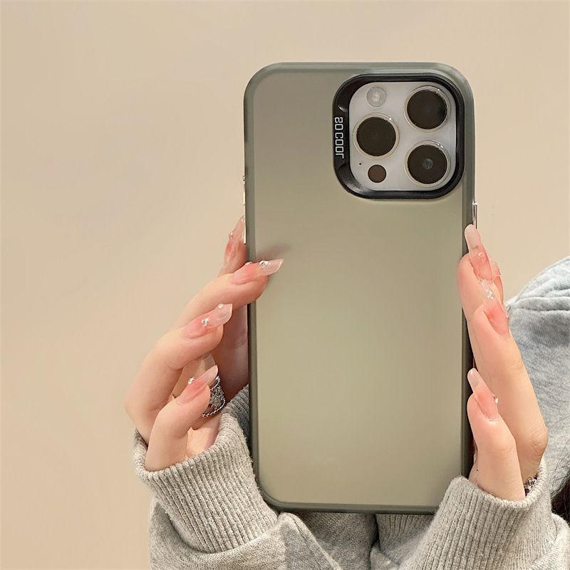 Applicable To IPhone 15 Gradient Laser Phone Case Apple 14pro Matte Skin Feeling 13 Anti-fall Protection Case